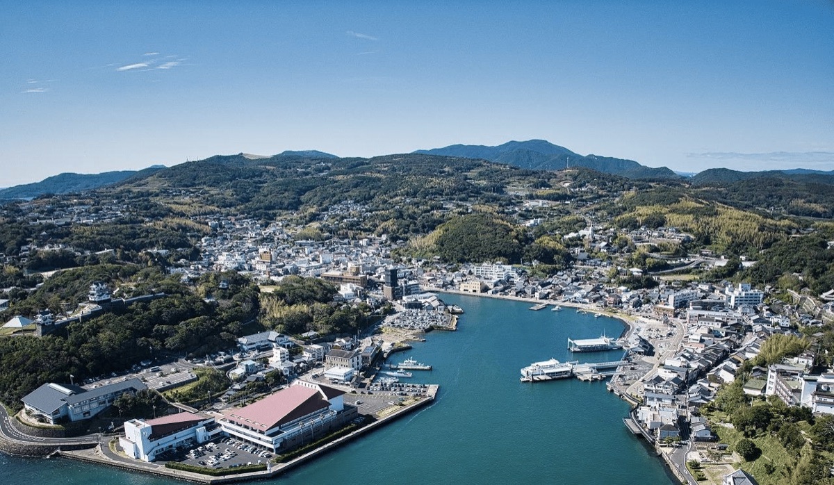 平戸の港町